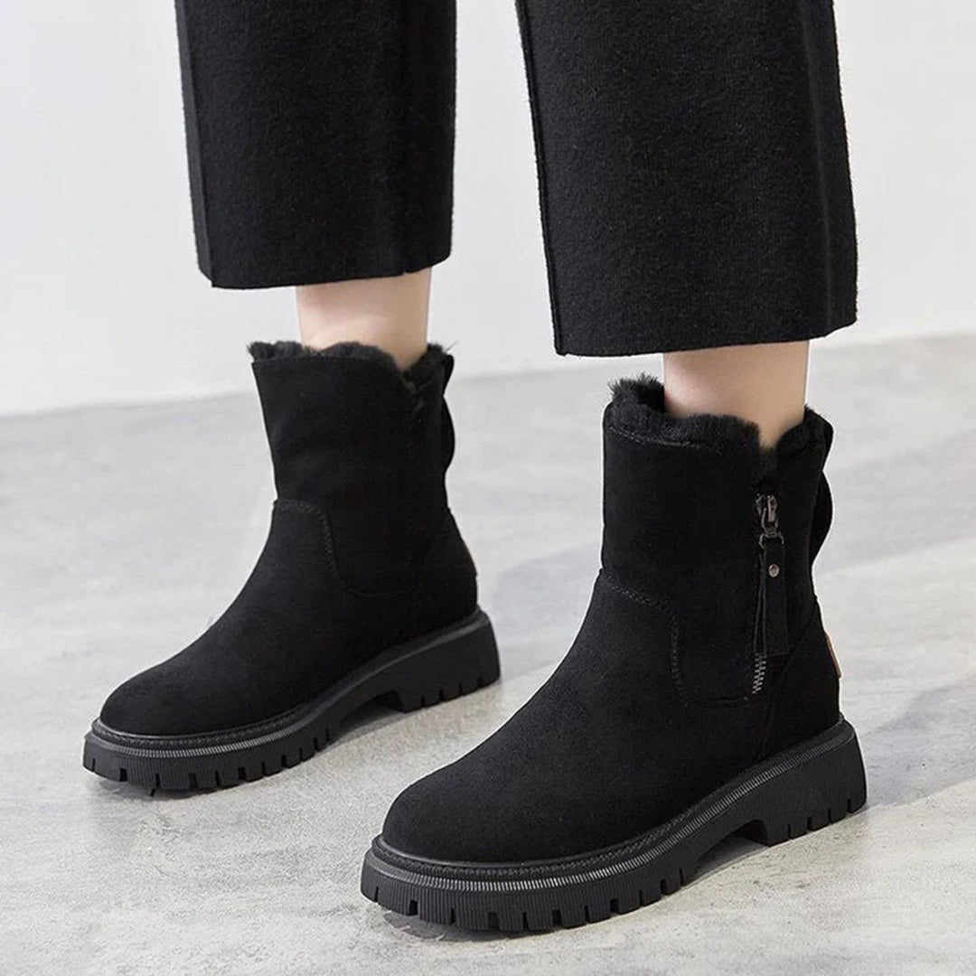 MAELLE – Warm Chelsea Snow Boots with Grip