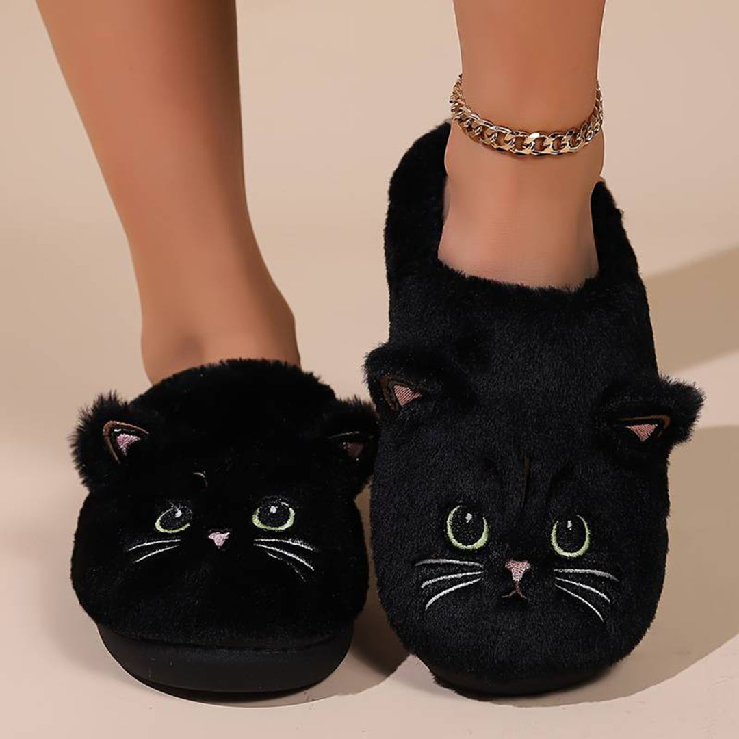 LIVI – Warme Kattenpantoffels voor Dames | Schattig, Zacht en Super Comfortabel
