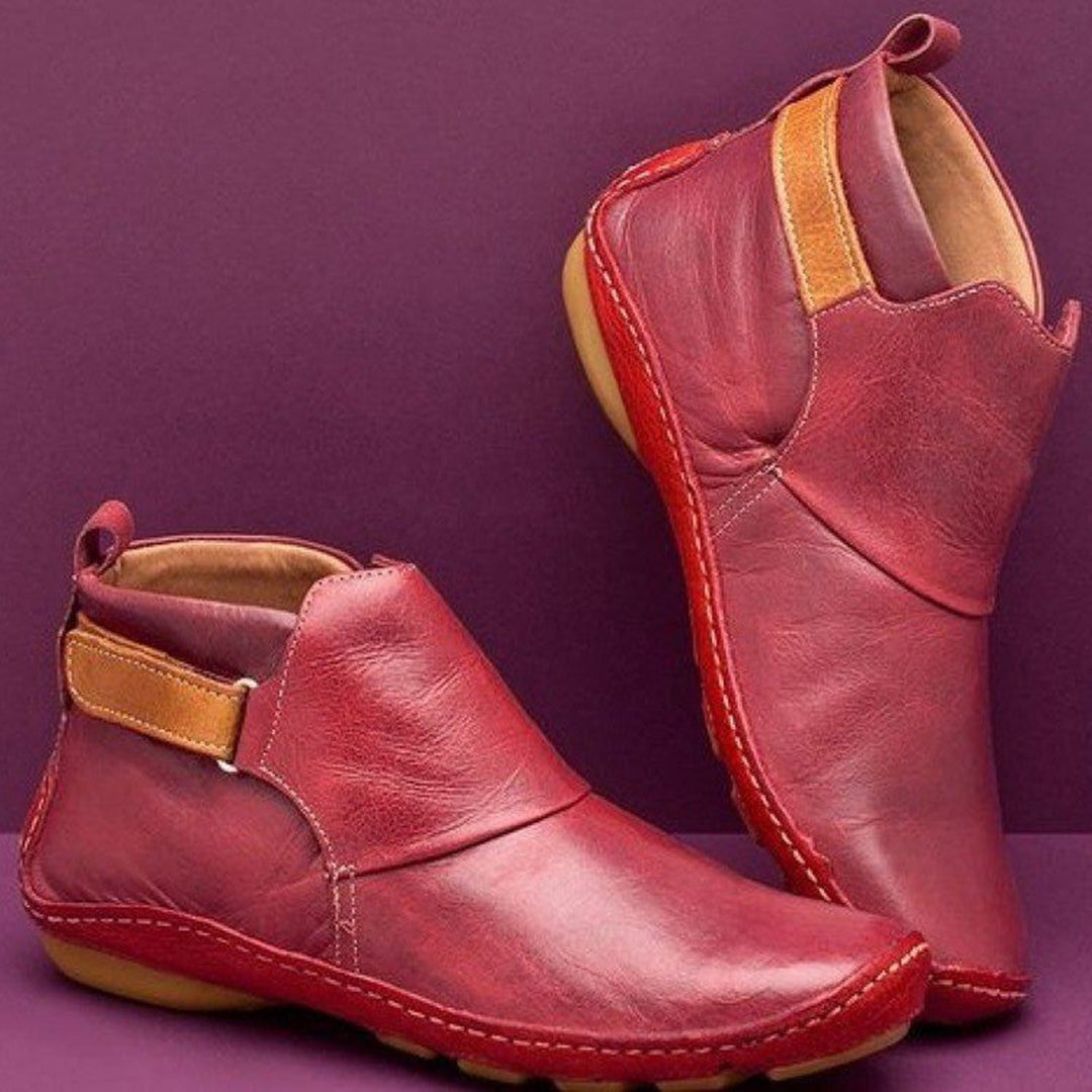 ELARA – Elegante Dames Enkellaarzen met Comfortabele Pasvorm