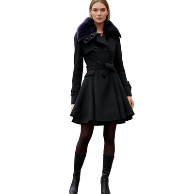 Eliza - Warm and long winter coat for women