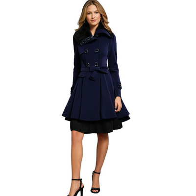Eliza - Warm and long winter coat for women