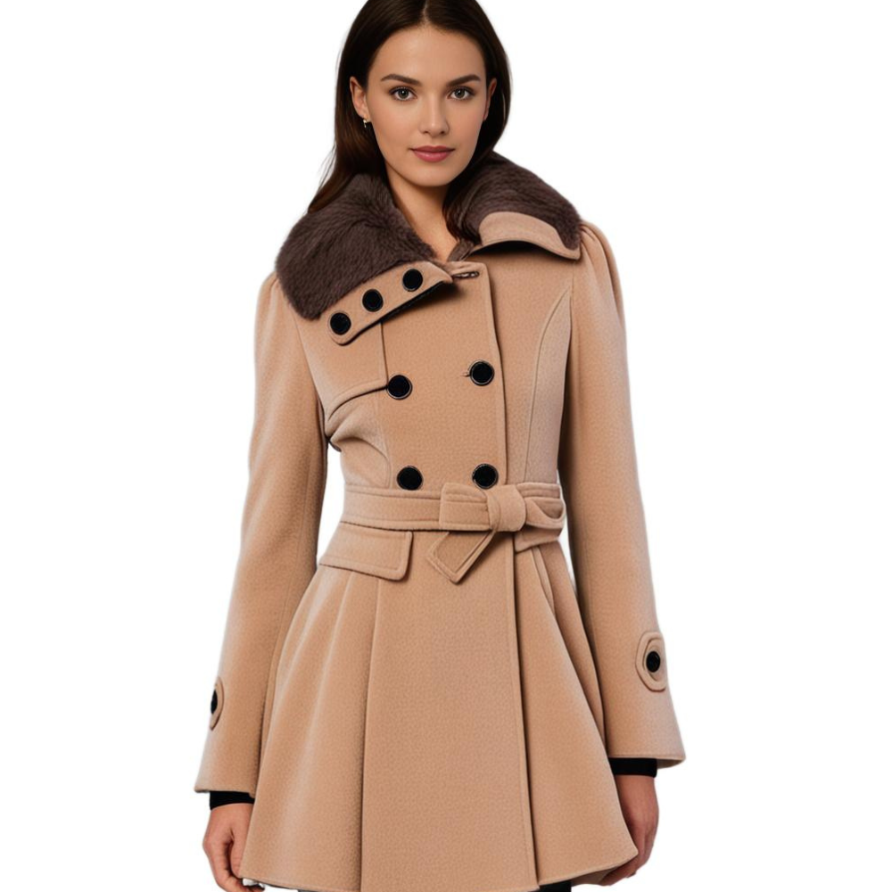 Eliza - Warm and long winter coat for women