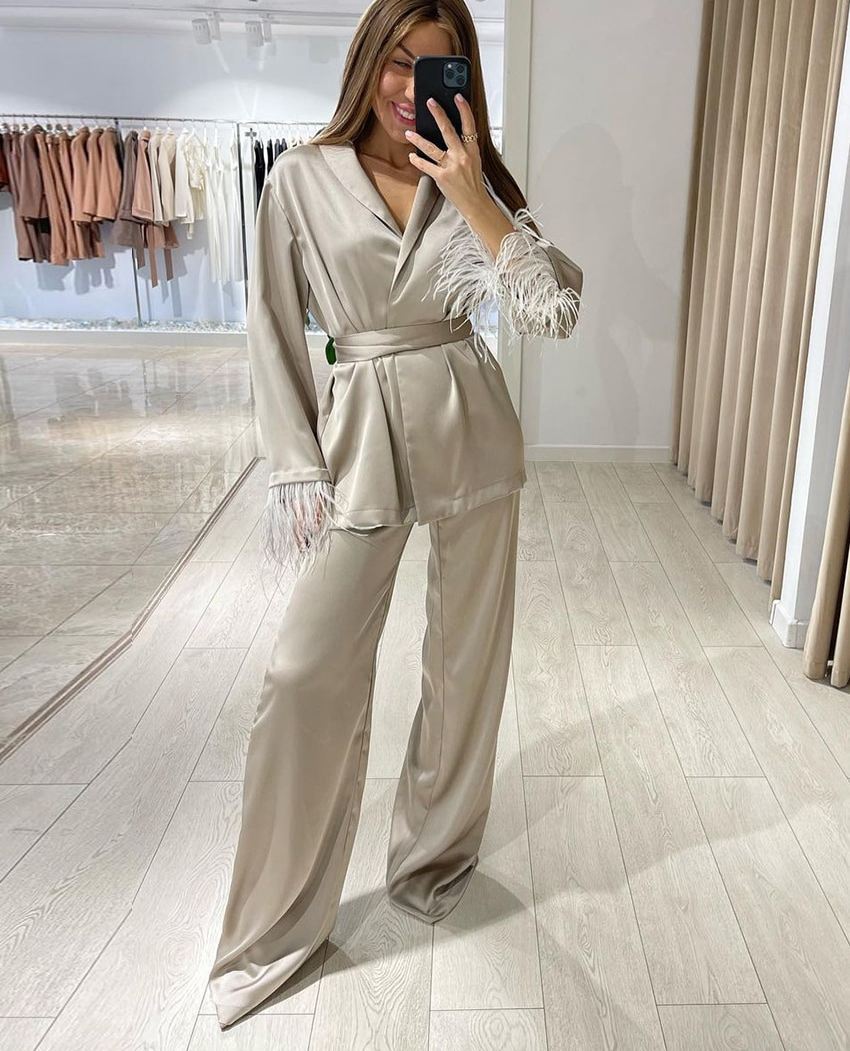 Sill Satin Suit | Elegant, Stijlvol & Silky Pyjama Set voor Dames