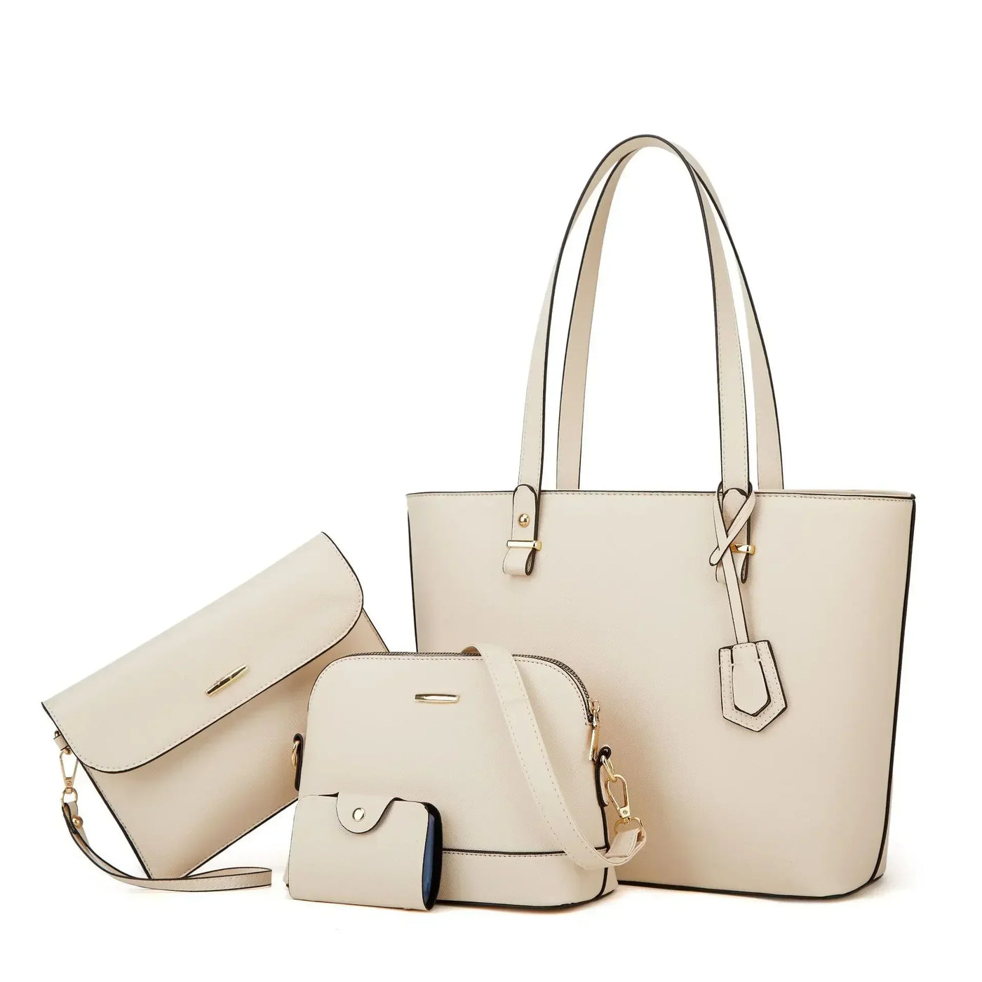 Senta Women's Leather Bag Set - Handbag - Large Capacity Shoulder Bag 