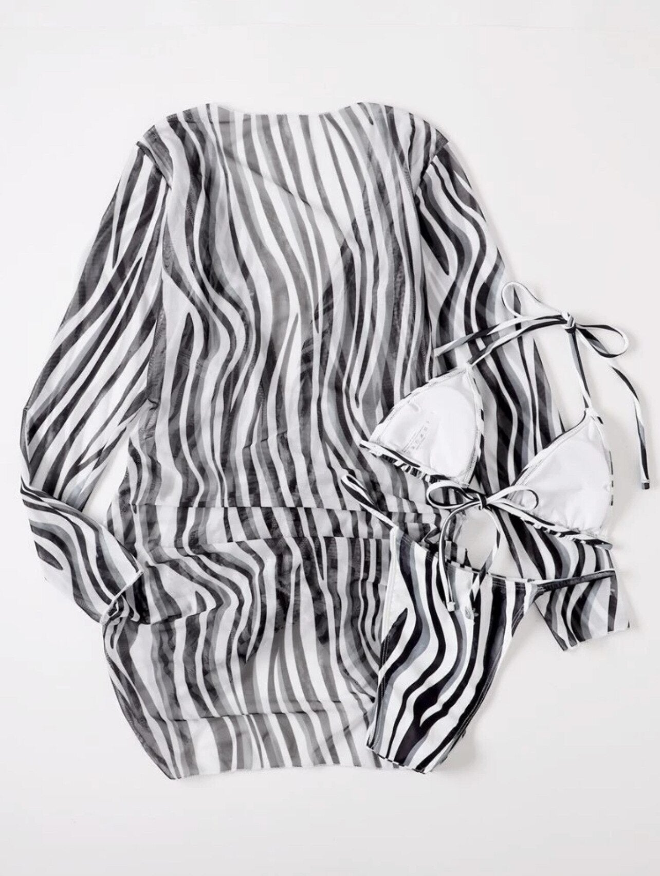 Gigi 3-delige Bikini Set met Cover-Up – Complete Outfit voor een Zomerse Dag
