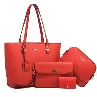 Senta Women's Leather Bag Set - Handbag - Large Capacity Shoulder Bag 
