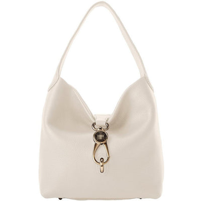 Opulence Tote – Luxury Leather Women's Shoulder Bag with Gold Plated Clasp