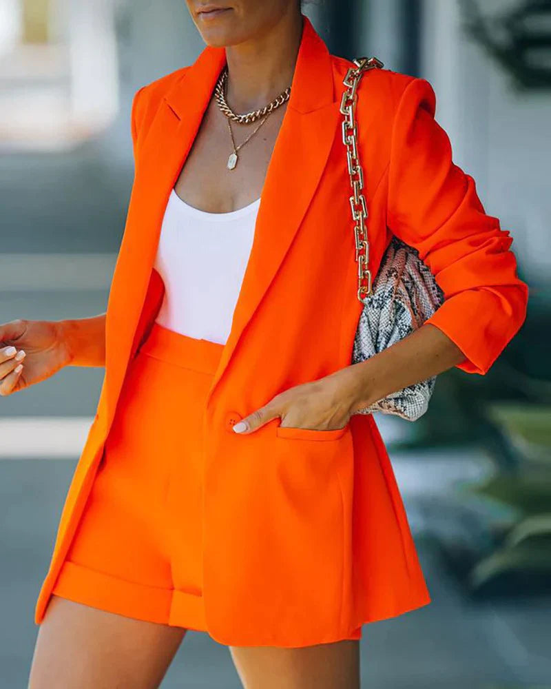 Céleste | Ensemble blazer et short – Chic sans effort, toujours à la pointe