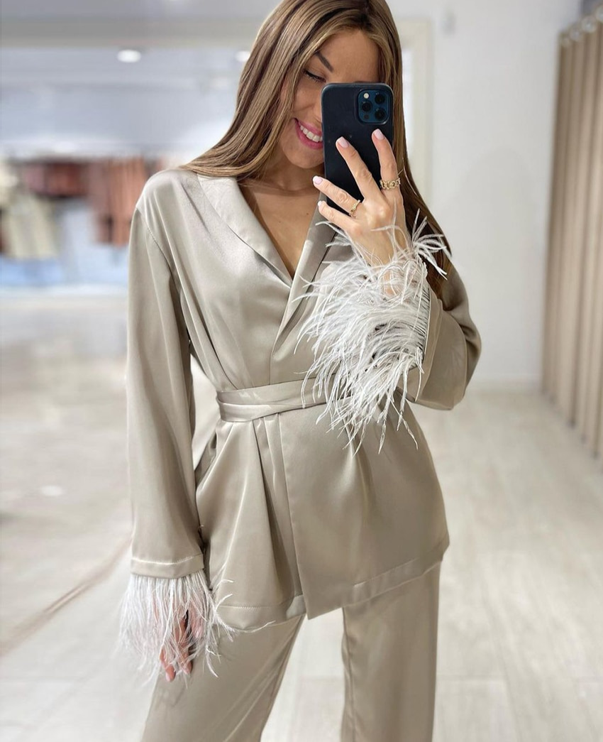 Sill Satin Suit | Elegant, Stijlvol & Silky Pyjama Set voor Dames