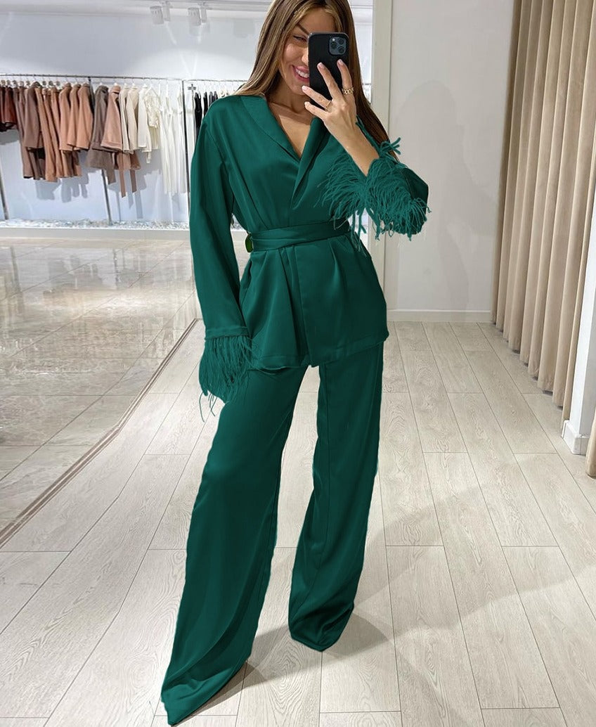 Sill Satin Suit | Elegant, Stijlvol & Silky Pyjama Set voor Dames