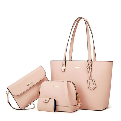 Senta Women's Leather Bag Set - Handbag - Large Capacity Shoulder Bag 