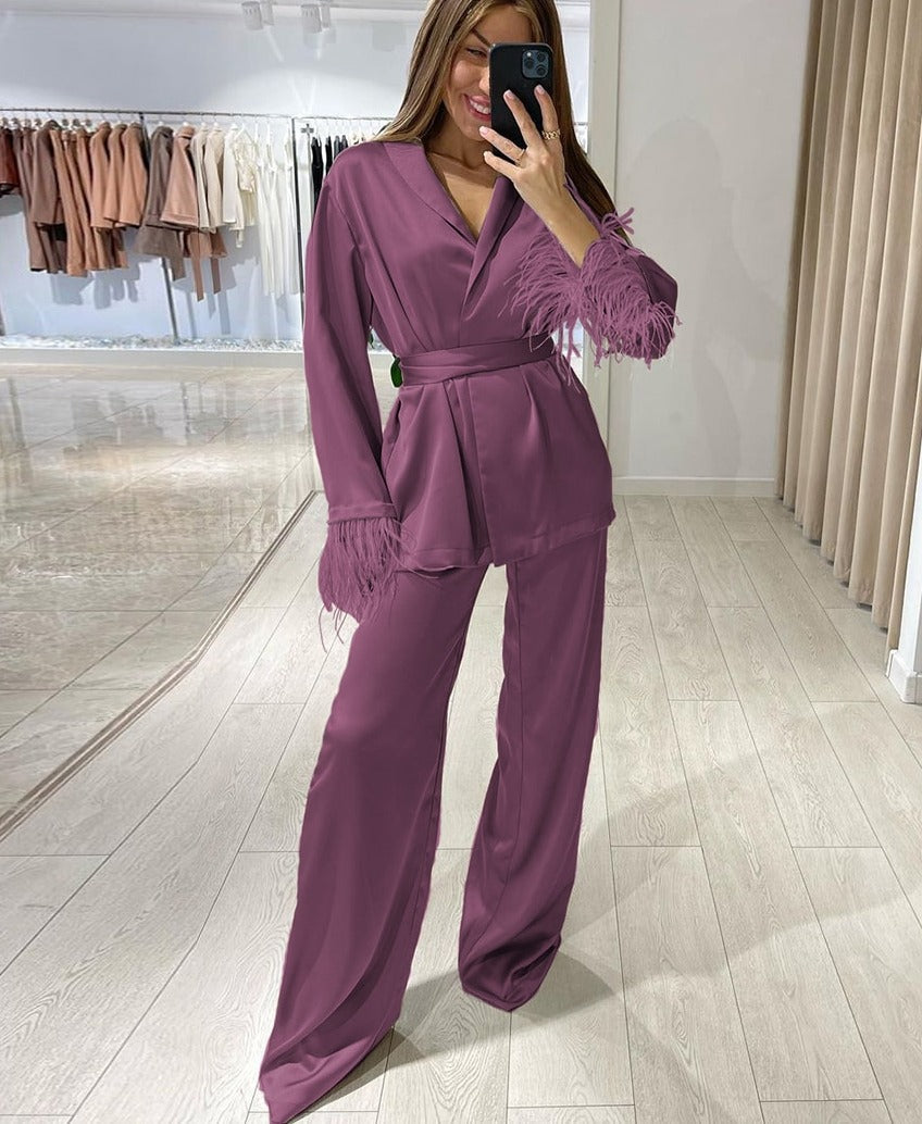Sill Satin Suit | Elegant, Stijlvol & Silky Pyjama Set voor Dames