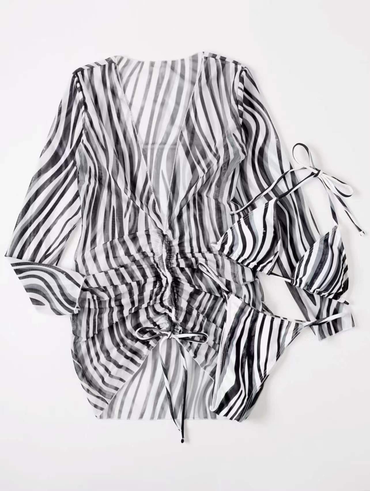 Gigi 3-delige Bikini Set met Cover-Up – Complete Outfit voor een Zomerse Dag
