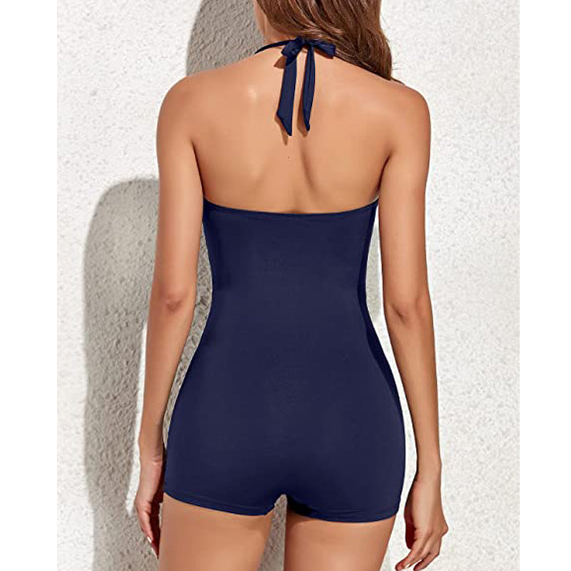 Lisa - Boyleg One Piece Swimsuit | Flattering &amp; Comfortable | Ideal for Beach &amp; Pool