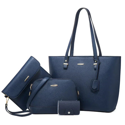 Senta Women's Leather Bag Set - Handbag - Large Capacity Shoulder Bag 