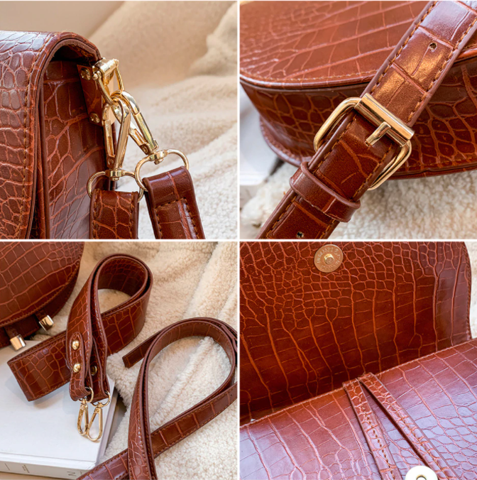 Sac bandoulière Chelsey pour femme | Un sac femme cool avec imprimé crocodile