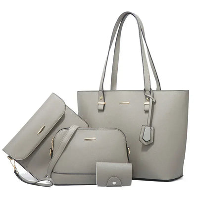 Senta Women's Leather Bag Set - Handbag - Large Capacity Shoulder Bag 