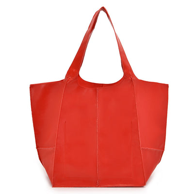 LIVIA Women's Bag - Soft Leather Retro Shoulder Bag with Large Capacity