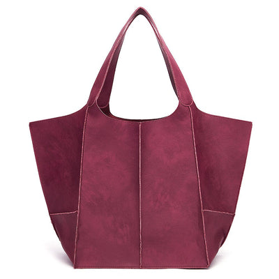 LIVIA Women's Bag - Soft Leather Retro Shoulder Bag with Large Capacity