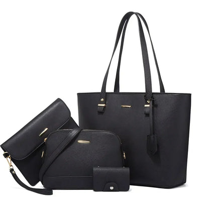 Senta Women's Leather Bag Set - Handbag - Large Capacity Shoulder Bag 