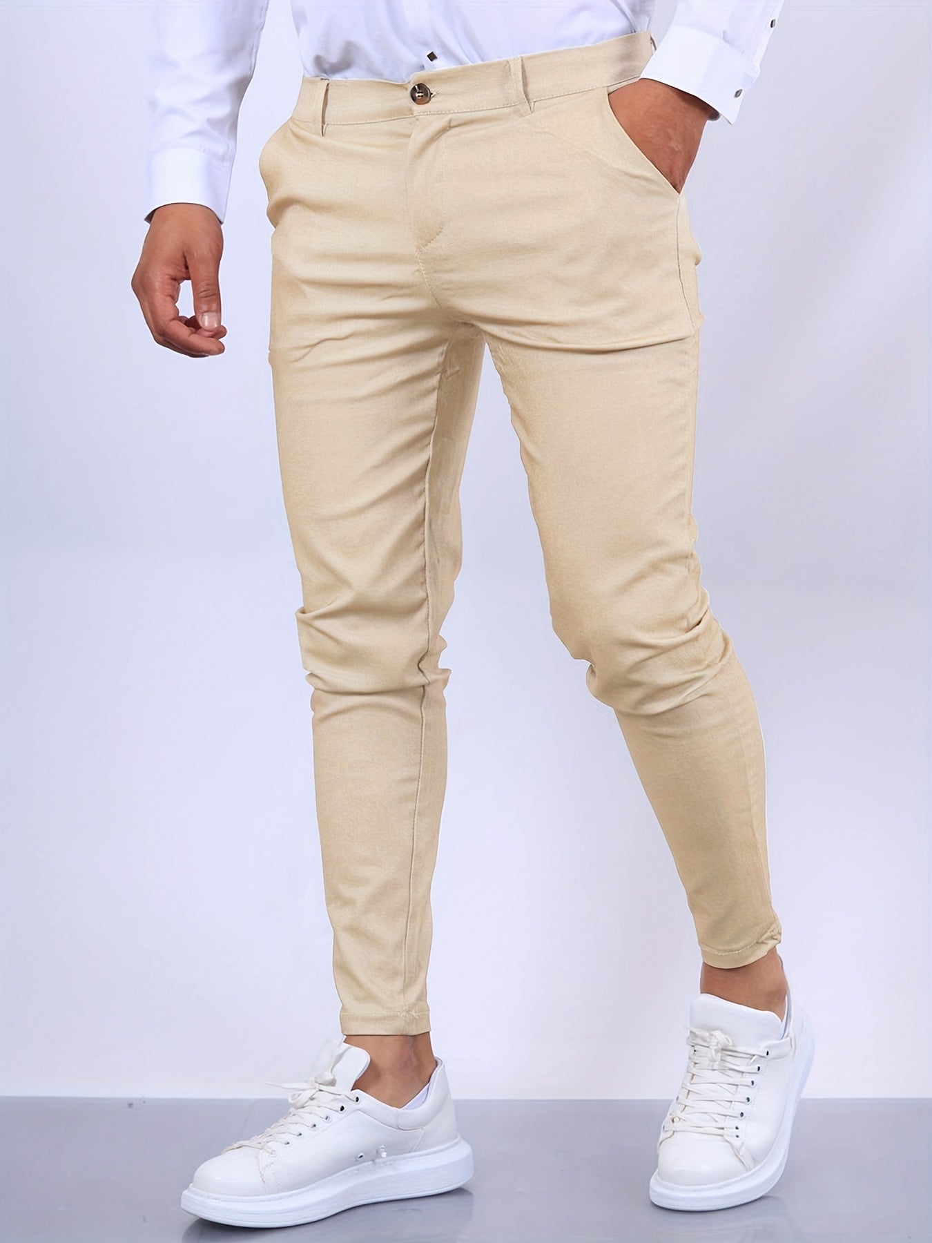 Slim Fit Heren Chino – Comfortabele Broek in Meerdere Kleuren | Stijlvolle Herenbroek