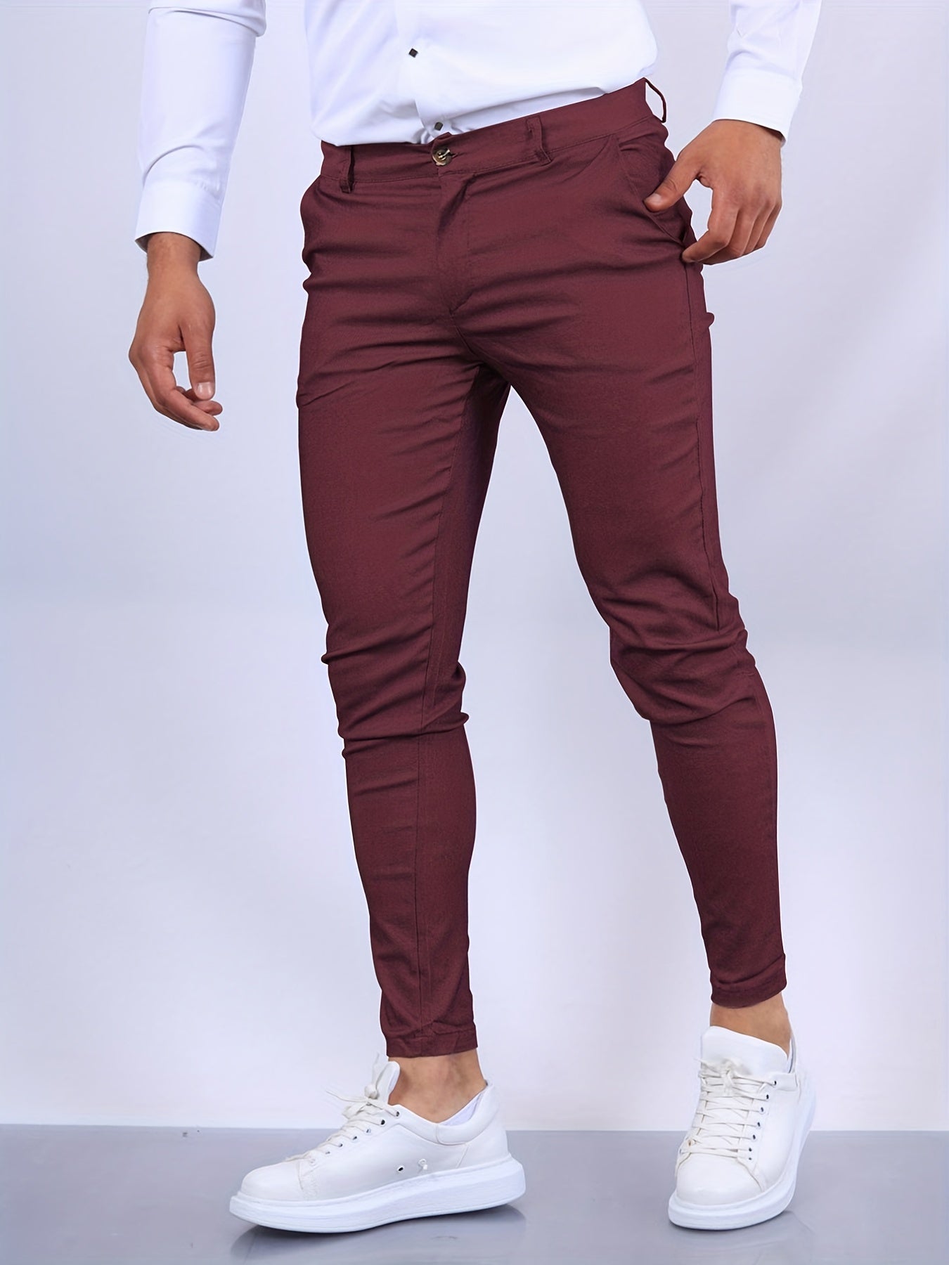 Slim Fit Heren Chino – Comfortabele Broek in Meerdere Kleuren | Stijlvolle Herenbroek