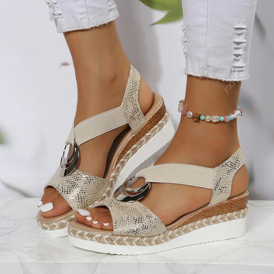 ALORA – Summer Wedge Heel Sandals for Women