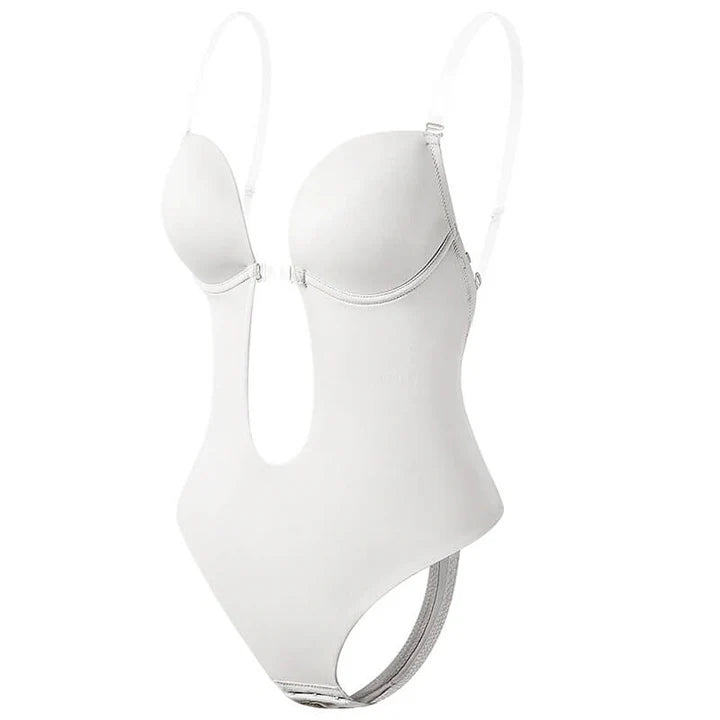 Dames Backless Shapewear Deep V - Onzichtbare Shaper BH met Open Rug
