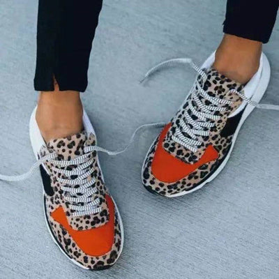 MIA | Women's Sneakers with Leopard Print – Bold Style and Comfort