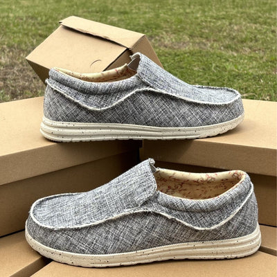 Summer Breathable Canvas Shoes for Men – Lightweight and Comfortable