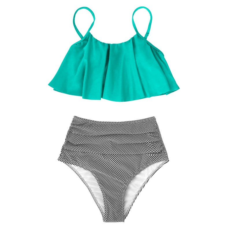 Belle Mae Bikini – Kleurrijk, Vrouwelijk en Comfortabel met Ruches