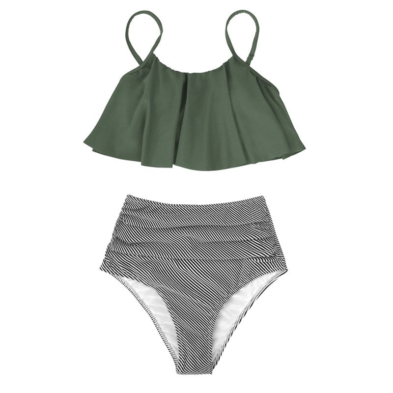 Belle Mae Bikini – Kleurrijk, Vrouwelijk en Comfortabel met Ruches