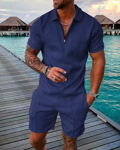 LUCA Summer Set – Summer Men's Outfit with Polo &amp; Shorts