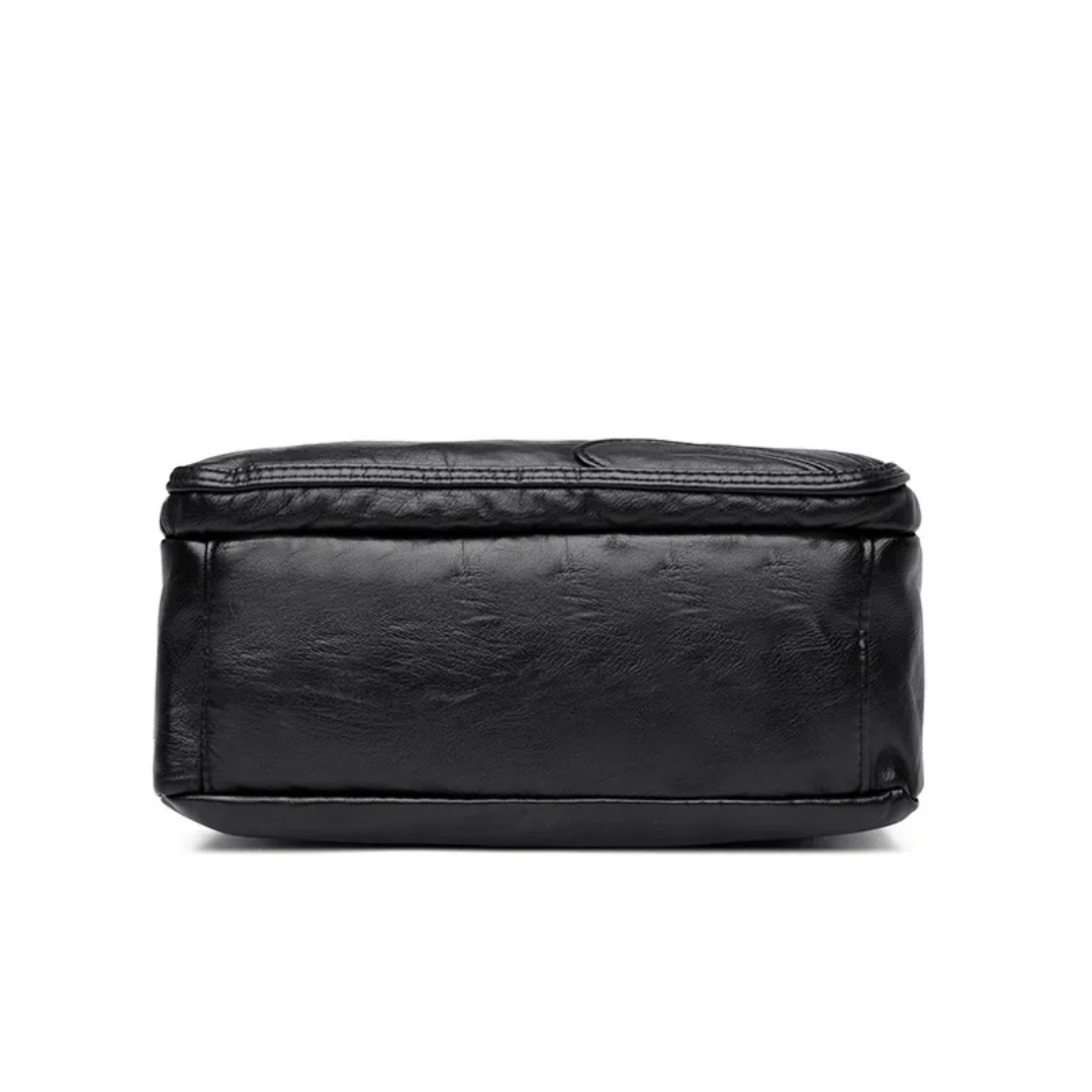 Elena Messenger Tas – Vintage Schoudertas met Meerdere Vakken