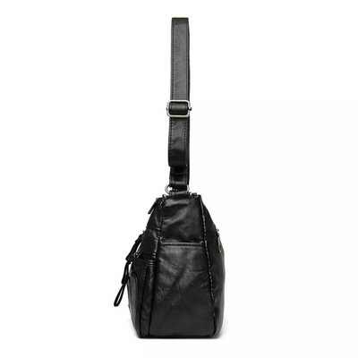 Elena Messenger Tas – Vintage Schoudertas met Meerdere Vakken