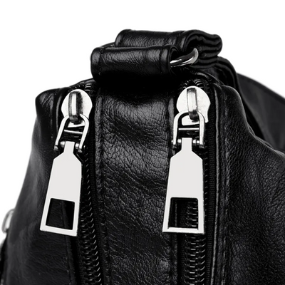 Elena Messenger Tas – Vintage Schoudertas met Meerdere Vakken