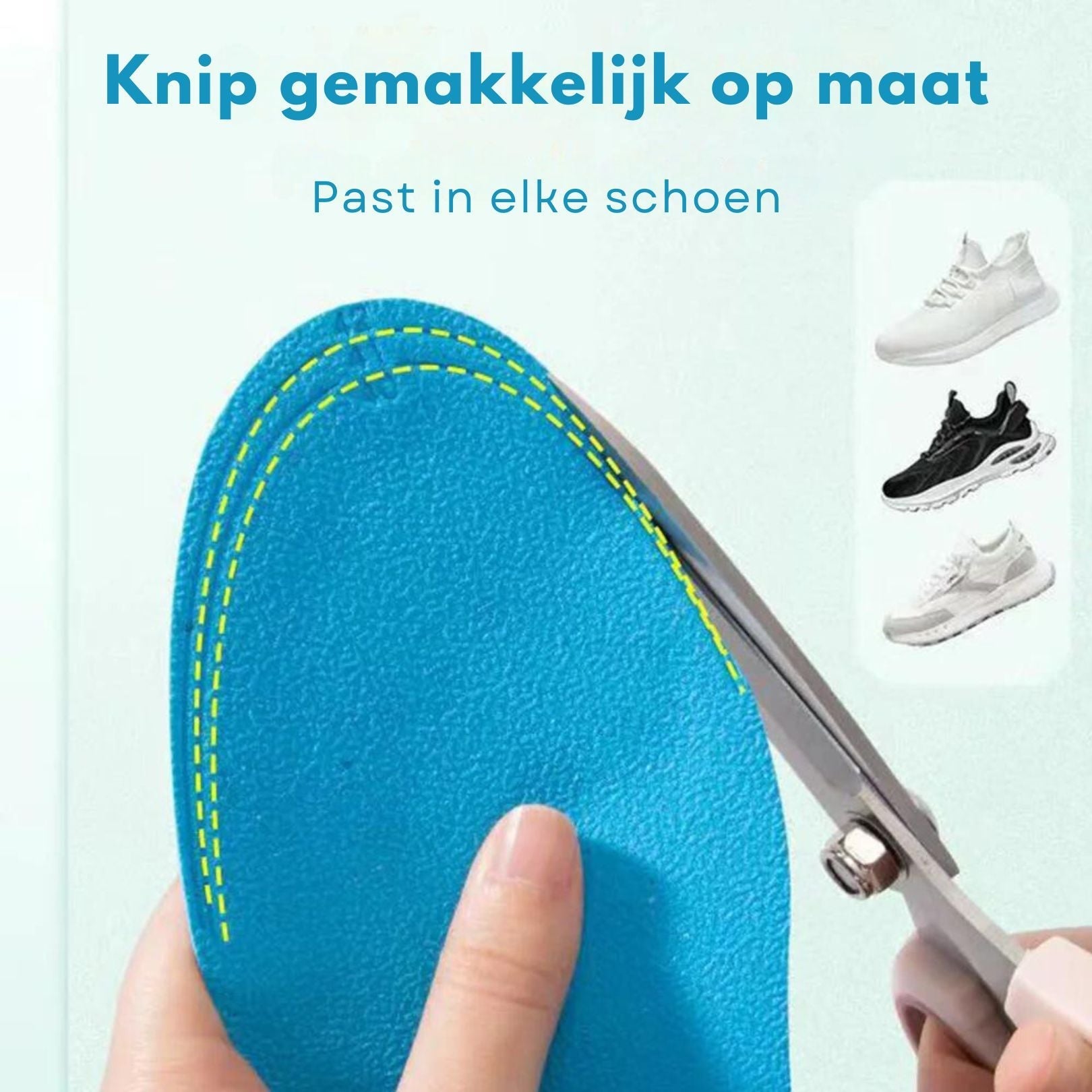 Cloudzool 4D Orthopedische Inlegzolen – Schokdemping en Ondersteuning bij Hielspoor, Platvoeten en Voetpijn