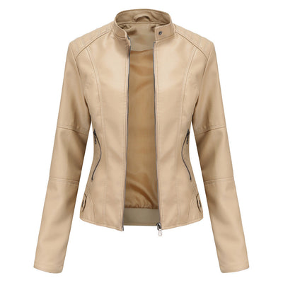Sloan | Leren Dames Bikerjack – Tijdloze Cool Met Een Vrouwelijke Edge