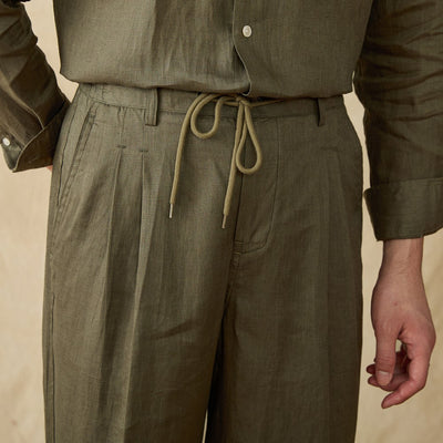 Men's Summer Elastic Waist Casual Pants - Comfortable and Stylish