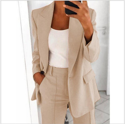 Sophia | Chique Dames Blazer & Broek Set – Modern, Tijdloos & Elegante Stijl