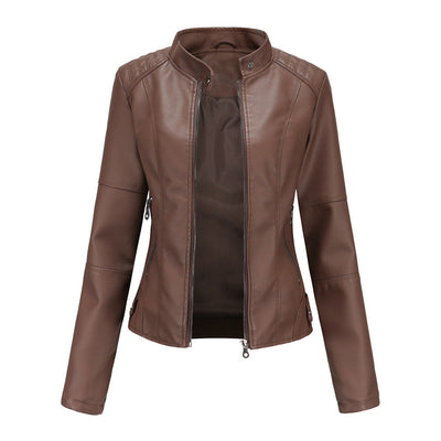 Sloan | Leren Dames Bikerjack – Tijdloze Cool Met Een Vrouwelijke Edge