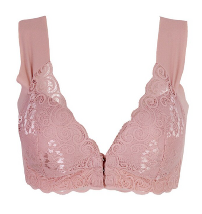 Soutien-gorge push-up pour femme - Détails en dentelle - Coupe confortable avec boucle invisible
