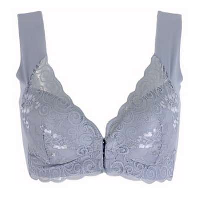 Soutien-gorge push-up pour femme - Détails en dentelle - Coupe confortable avec boucle invisible