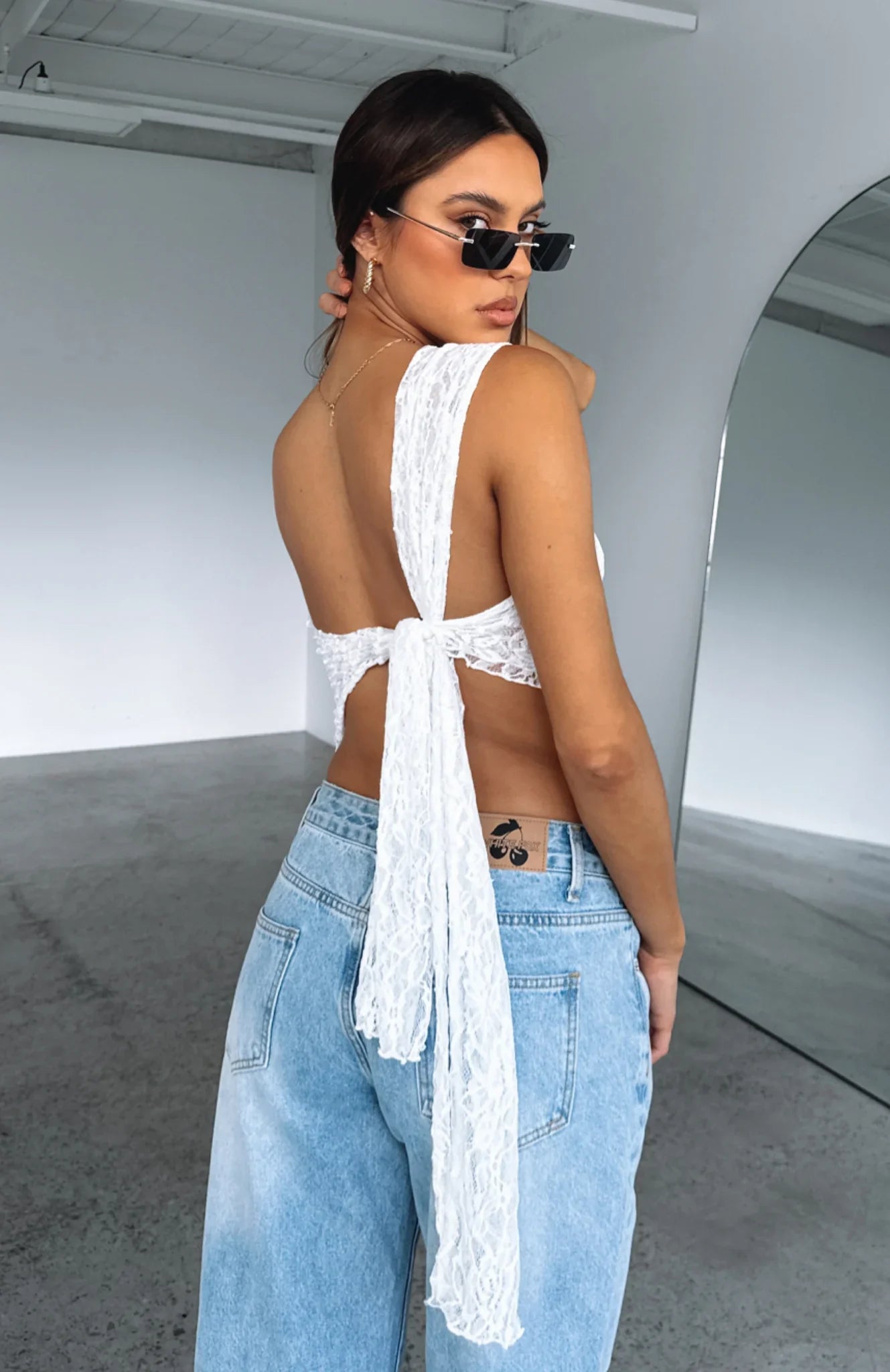Emma Dames Lace Top
