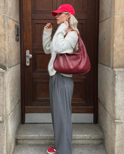 Jade | Sac à main tressé tendance pour femme – Le must-have de 2025