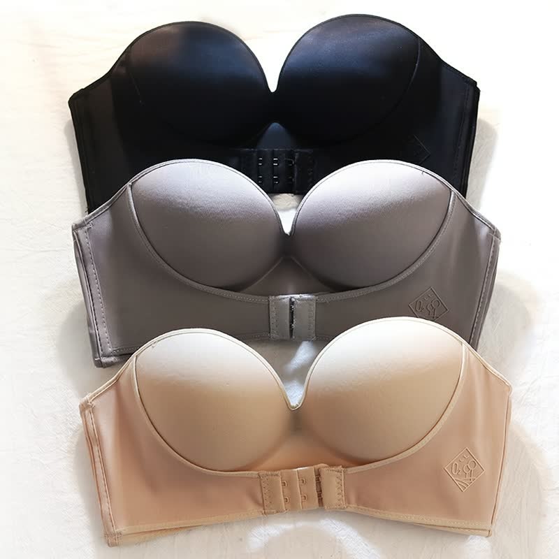 Strapless Push-Up BH voor Dames – Onzichtbare Ondersteuning en Perfecte Lift