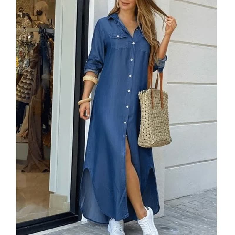 Lange Street Style Jurk – Comfort en Elegant