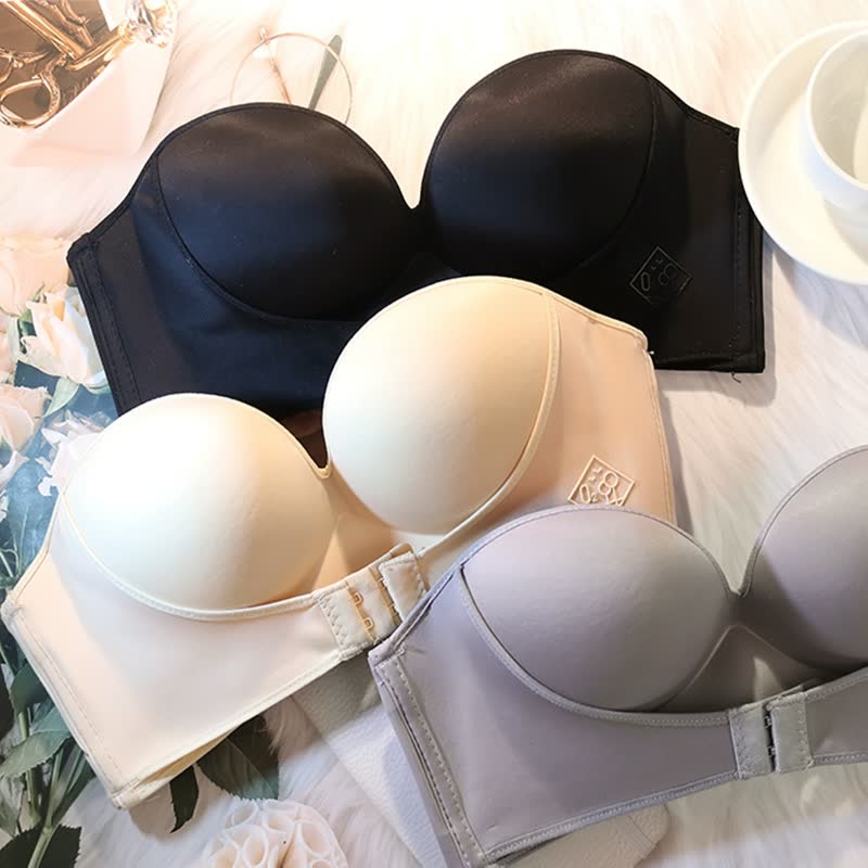 Strapless Push-Up BH voor Dames – Onzichtbare Ondersteuning en Perfecte Lift