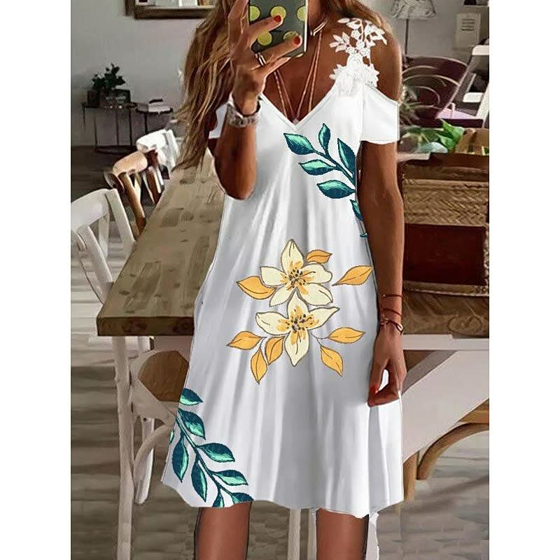 BLOOMIA – Flower Dress met Elegant Design | Luchtig, Zomers & Supervrouwelijk