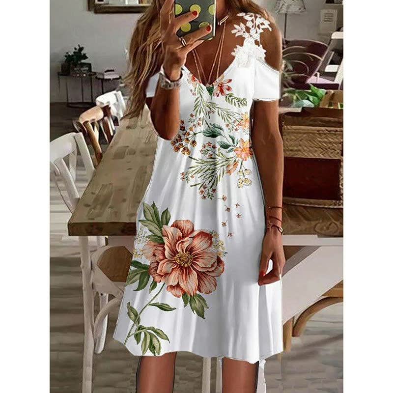BLOOMIA – Flower Dress met Elegant Design | Luchtig, Zomers & Supervrouwelijk